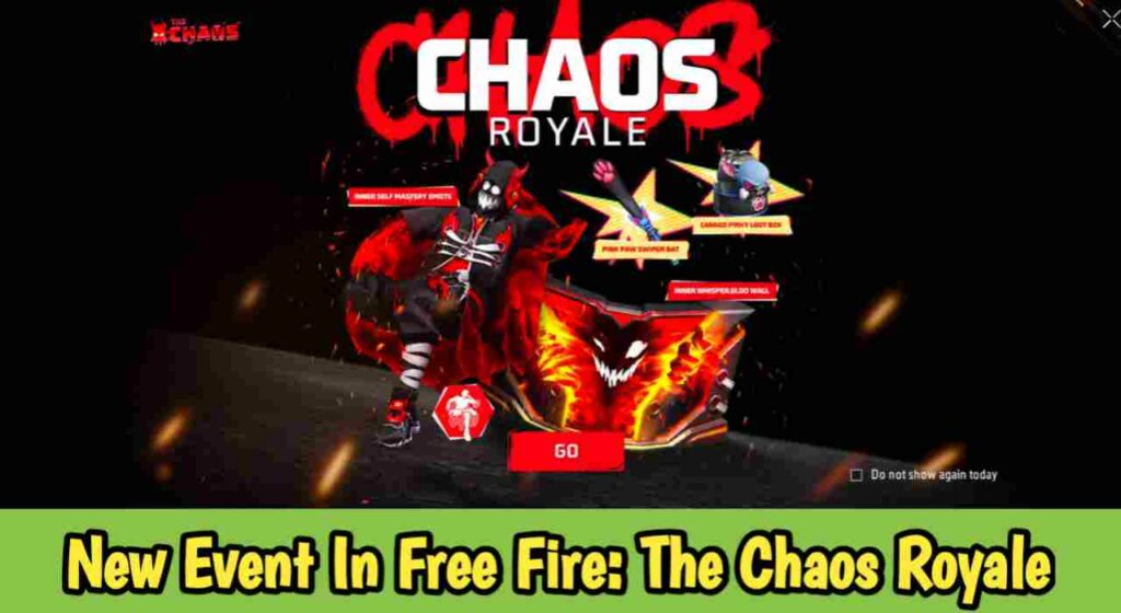 New Event In Free Fire: The Chaos Royale