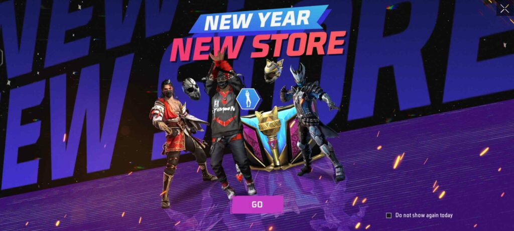 New Year New Store – How To Get New Store Items In Free Fire Max