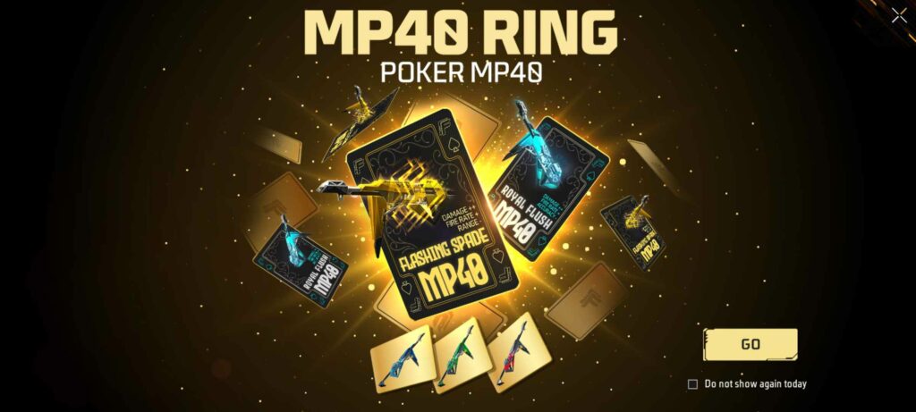 How To Get Poker MP40 In Free Fire