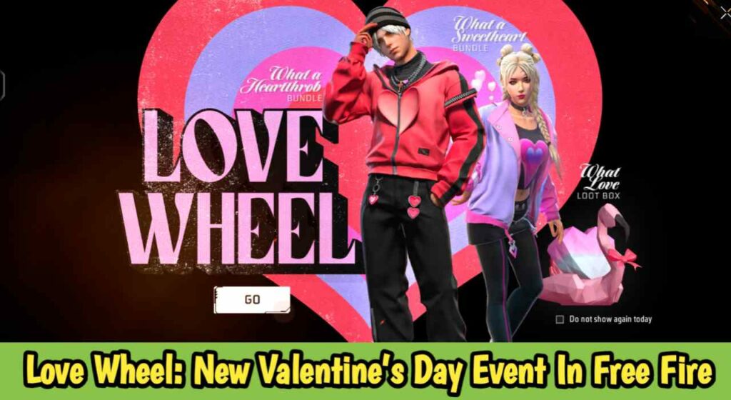 Love Wheel: New Valentine’s Day Event In Free Fire