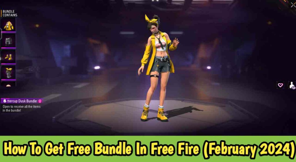 How To Get Free Bundle In Free Fire (February 2024)