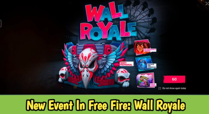 New Event In Free Fire: Wall Royale