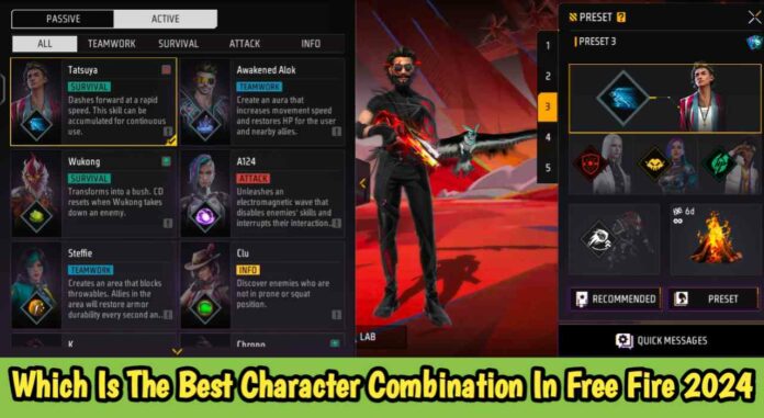Which Is The Best Character Combination In Free Fire 2024